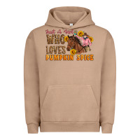 Pigment Burro Just A Girl Who Loves Pumpkin Spice Cowgirl Urban Hoodie - Artiststas