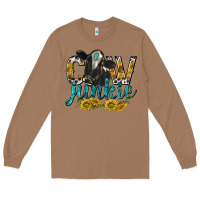 Toasted Coconut Cow Junkie with Cow Long Sleeve Tee - texasbilliewilder