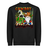 Black cowboy christmas gnome Heavyweight Sweatshirt - CowGirlArtShop