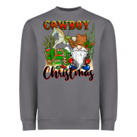 Storm cowboy christmas gnome Heavyweight Sweatshirt - CowGirlArtShop