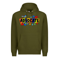 Army Green Advocate Autism Premium Hoodie - FaDigitalArtStudio