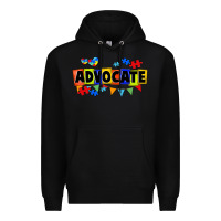 Black Advocate Autism Premium Hoodie - FaDigitalArtStudio