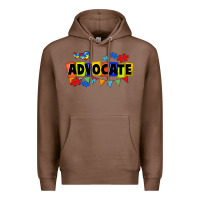 Chestnut Advocate Autism Premium Hoodie - FaDigitalArtStudio