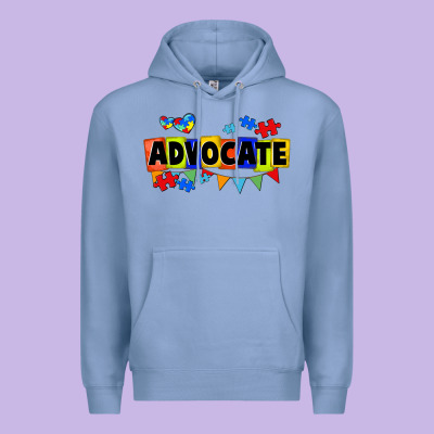 Advocate Autism Premium Hoodie Designed By Fadigitalartstudio