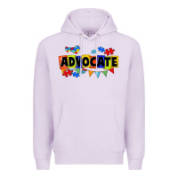 Lilac Advocate Autism Premium Hoodie - FaDigitalArtStudio