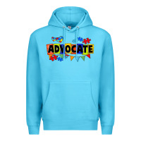 Ocean Blue Advocate Autism Premium Hoodie - FaDigitalArtStudio