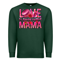 Sports Green Love is Being Called Mama Premium Sweatshirt - CowhideDigitalArt