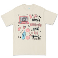 Bone she works willingly with her hands Premium Tee - MaliasSmallBusiness