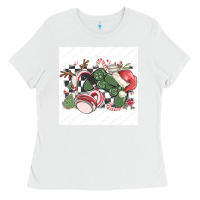 White small business filigran kopya Ladies Tee - MaliasSmallBusiness