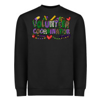 Black volunteer coordinator mardi gras cowgirl Heavyweight Sweatshirt - CowGirlArtShop