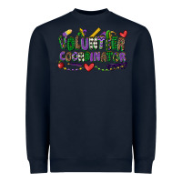 Navy volunteer coordinator mardi gras cowgirl Heavyweight Sweatshirt - CowGirlArtShop