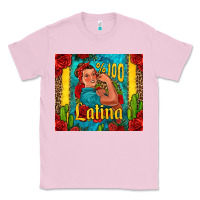 Bubblegum Pink hundred percent latina strong woman Classic Tee - Jasminsmagicworld