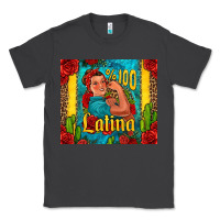 Smoke hundred percent latina strong woman Classic Tee - Jasminsmagicworld