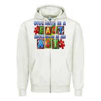 Oatmeal Heather Diversity is a fact inclusion is an act Zipper Hoodie - FaDigitalArtStudio