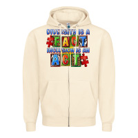 Sandshell Diversity is a fact inclusion is an act Zipper Hoodie - FaDigitalArtStudio