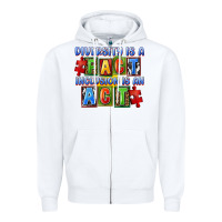White Diversity is a fact inclusion is an act Zipper Hoodie - FaDigitalArtStudio