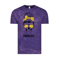 Cloud Purple Yellow Flower Mom Skull Vintage Tee - Bettercallsaul
