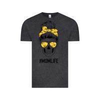 Vintage Black Yellow Flower Mom Skull Vintage Tee - Bettercallsaul