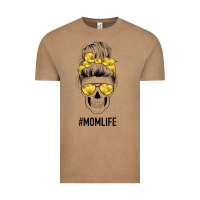 Vintage Coffee Yellow Flower Mom Skull Vintage Tee - Bettercallsaul