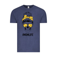Vintage Denim Yellow Flower Mom Skull Vintage Tee - Bettercallsaul