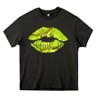 Asphalt softball lips Heavy Core Tee - AdoDesignShop