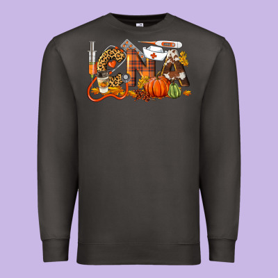 Fall Cna Certified Nursing Assistant Premium Sweatshirt Designed By Lillyallendesigns