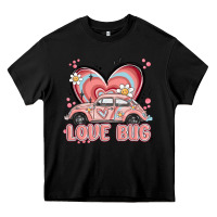 Black love bug Heavy Core Tee - MaliasSmallBusiness