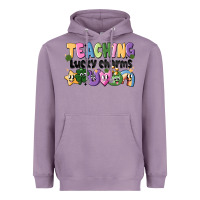 Lavender Teaching Lucky Charms Heavyweight Hoodie - CowhideDigitalArt