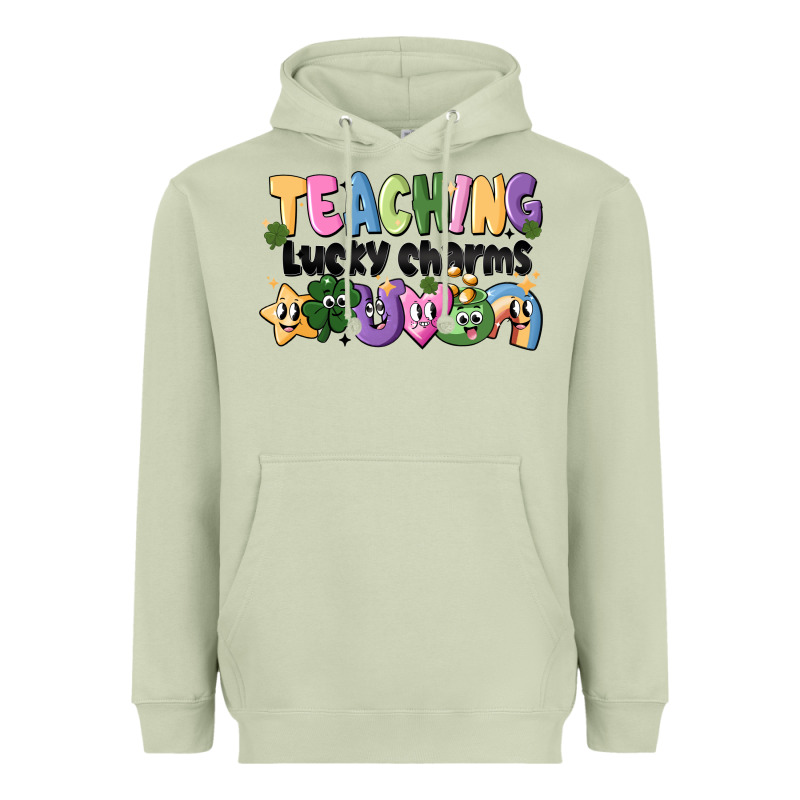Teaching Lucky Charms Heavyweight Hoodie by CowhideDigitalArt | Teevron