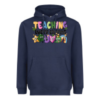 Navy Teaching Lucky Charms Heavyweight Hoodie - CowhideDigitalArt