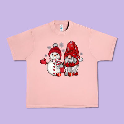 Snowman Gnome Urban Heavy Tee Designed By Jahusdesignshop