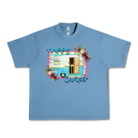 Pebble Blue Happy Camper Urban Heavy Tee - Bettercallsaul