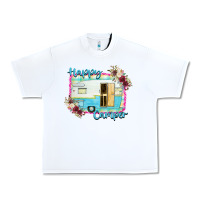 White Happy Camper Urban Heavy Tee - Bettercallsaul