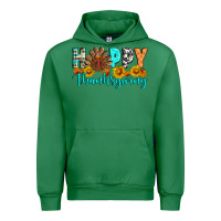Emerald Happy Thanksgiving Urban Hoodie - Artiststas