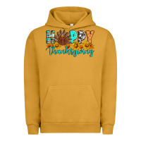 Pigment Peanut Butter Happy Thanksgiving Urban Hoodie - Artiststas