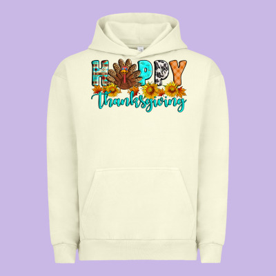 Happy Thanksgiving Urban Hoodie Designed By Artiststas