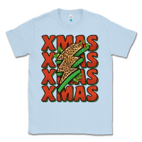 Dusty Blue xmas lightning bolt Classic Tee - Jasminsmagicworld