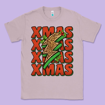 Xmas Lightning Bolt Classic Tee Designed By Jasminsmagicworld