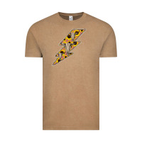 Vintage Coffee Sunflower and Skull Lightning Vintage Tee - Bettercallsaul