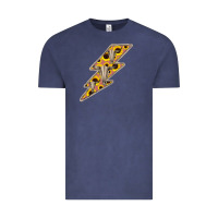 Vintage Denim Sunflower and Skull Lightning Vintage Tee - Bettercallsaul
