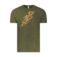 Vintage Olive Sunflower and Skull Lightning Vintage Tee - Bettercallsaul
