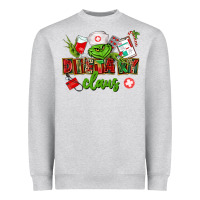 Heather Grey dietary claus Heavyweight Sweatshirt - CowGirlArtShop
