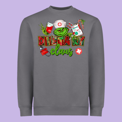 Dietary Claus Heavyweight Sweatshirt Designed By Cowgirlartshop