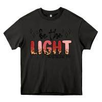Asphalt be the light Heavy Core Tee - MaliasSmallBusiness