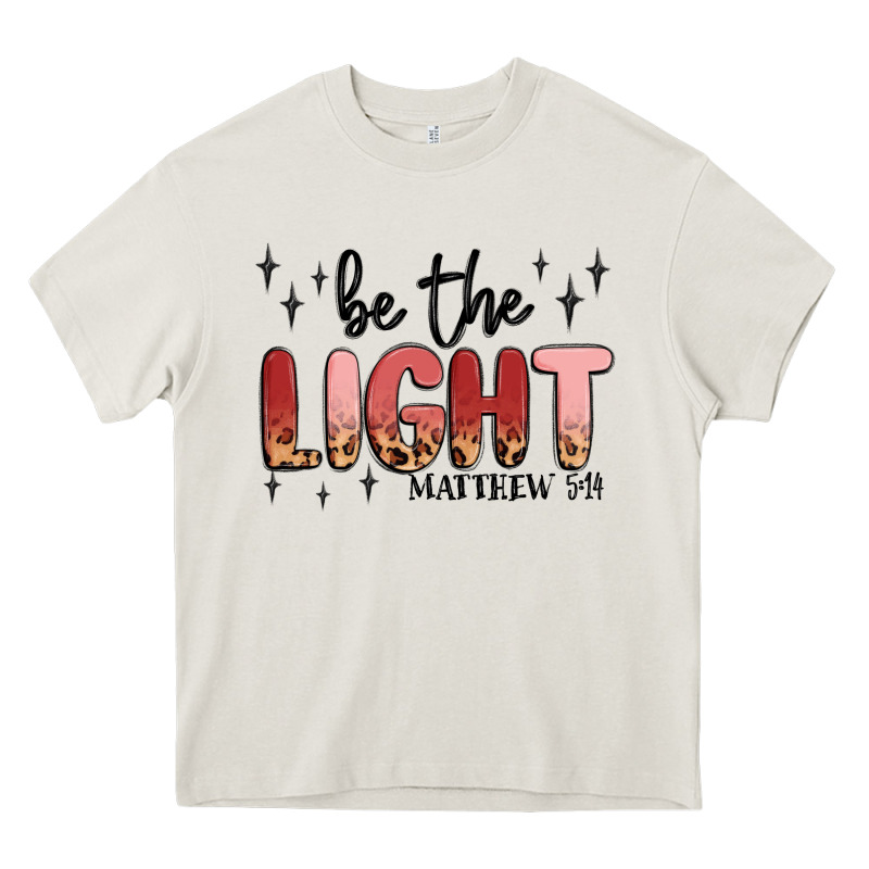 Be The Light Heavy Core Tee by MaliasSmallBusiness | Teevron