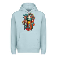 Blue Mist Let's get lit Premium Hoodie - FaDigitalArtStudio