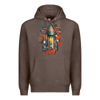 Coffee Let's get lit Premium Hoodie - FaDigitalArtStudio