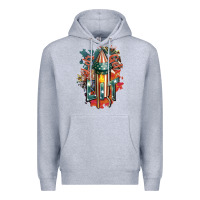 Heather Grey Let's get lit Premium Hoodie - FaDigitalArtStudio