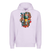 Lilac Let's get lit Premium Hoodie - FaDigitalArtStudio