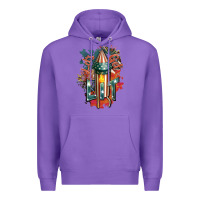 Purple Let's get lit Premium Hoodie - FaDigitalArtStudio